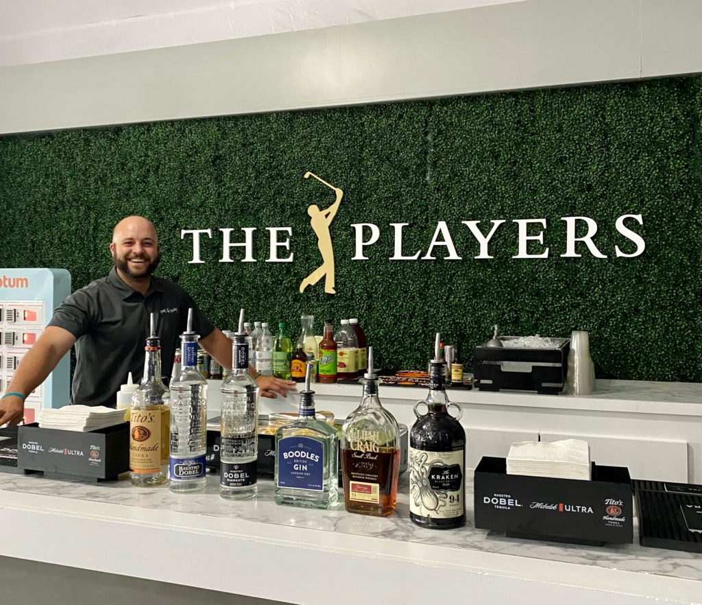Bars at Players Golf Tournament