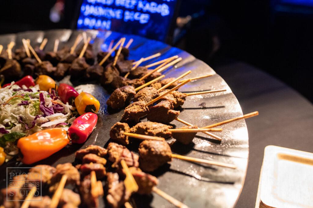 skewers at atlanta event