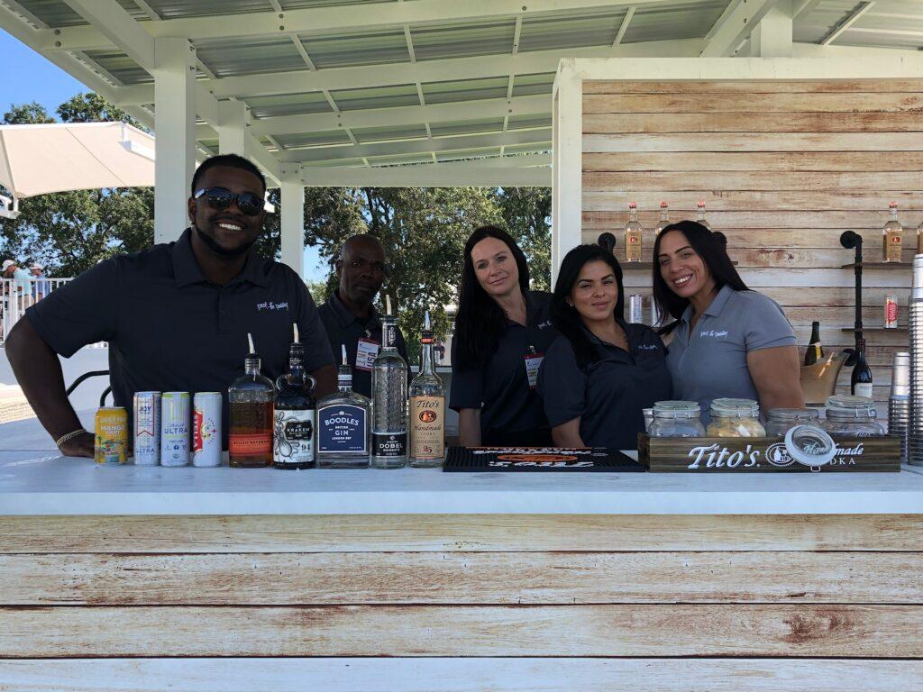 Bartenders at Golf event