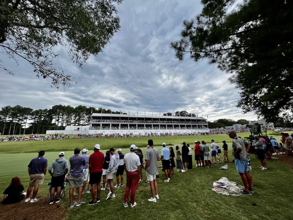 People at presidents cup