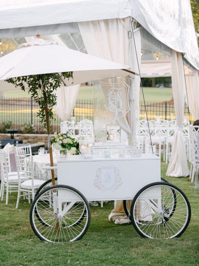 atlanta wedding food cart