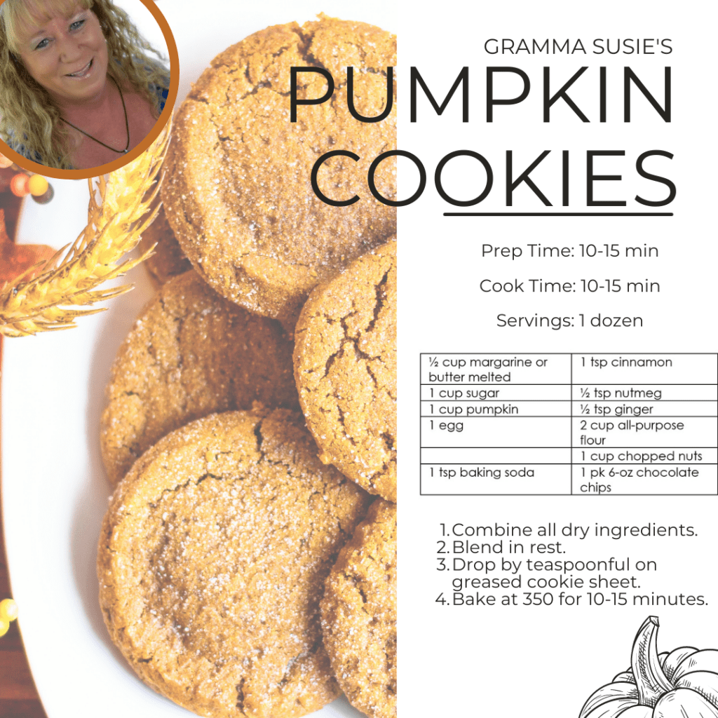 Lynn's Pumpkin Cookie Recipe