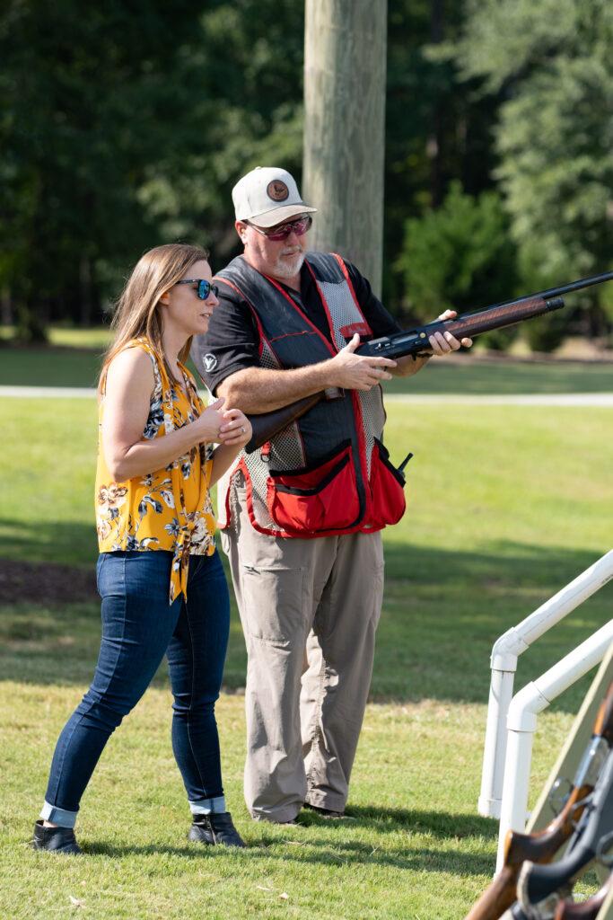 clay shooting instruction