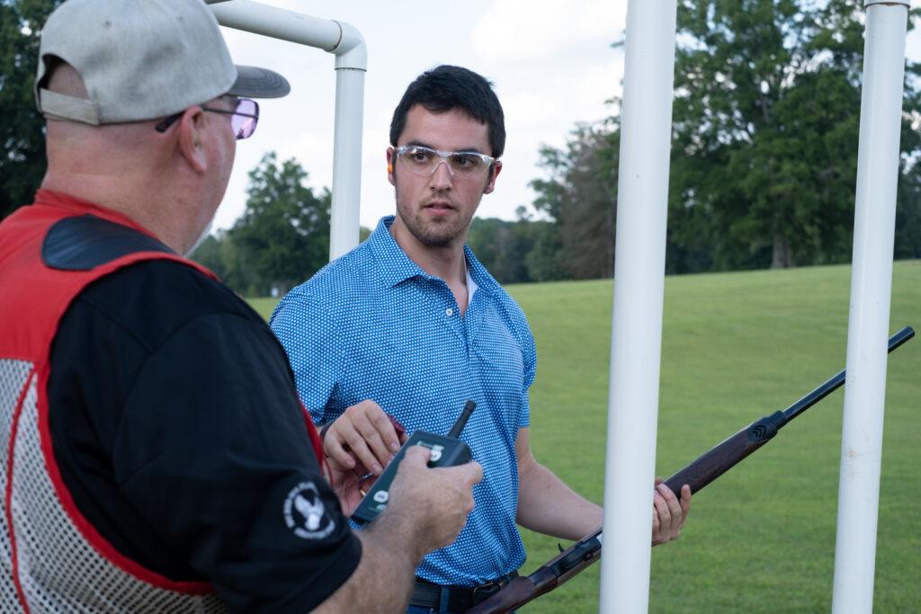 man clay shooting