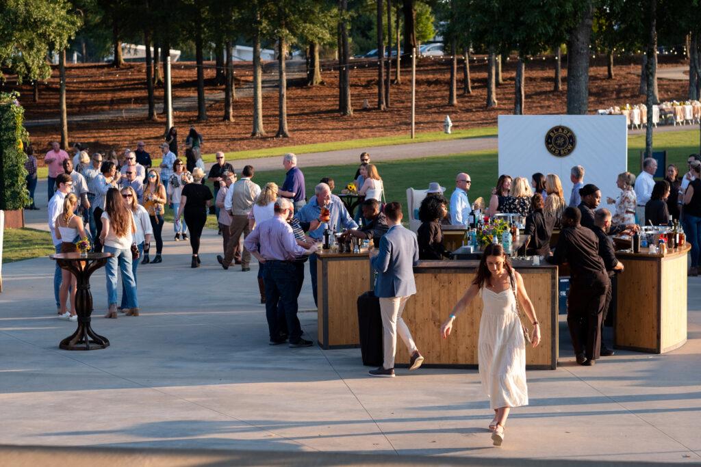 people at outdoor atlanta event