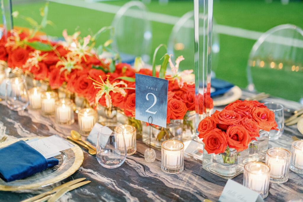 rectangle table centerpiece