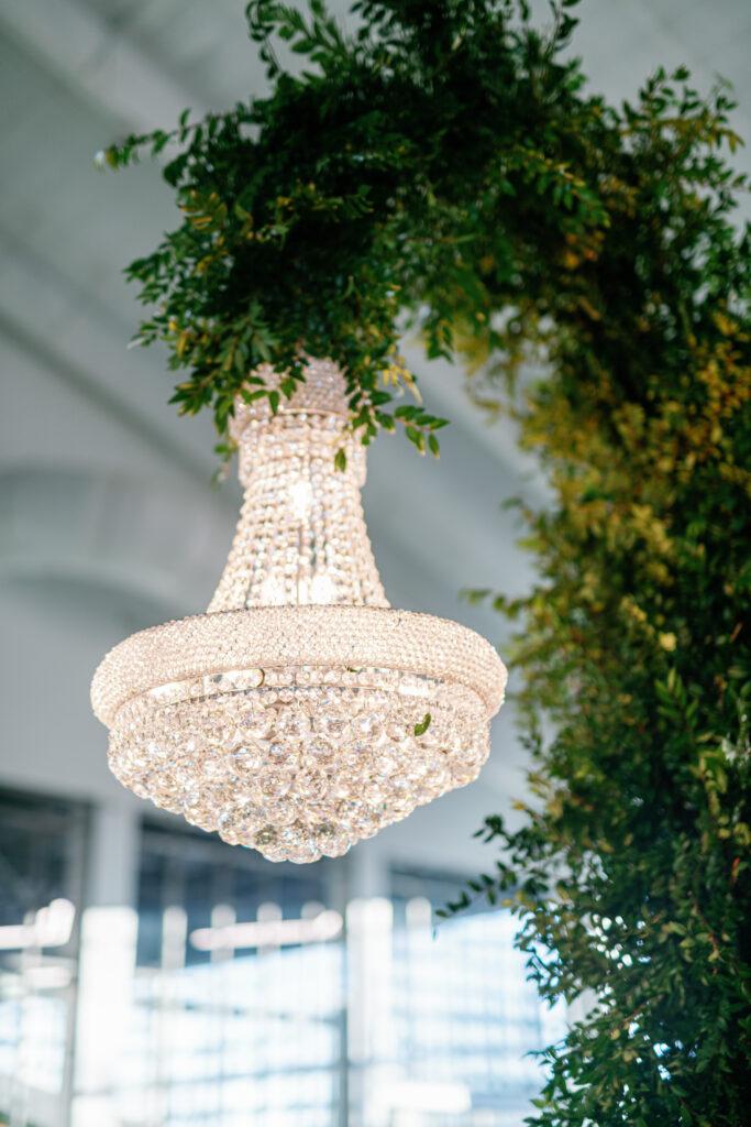 elegant event chandelier rental