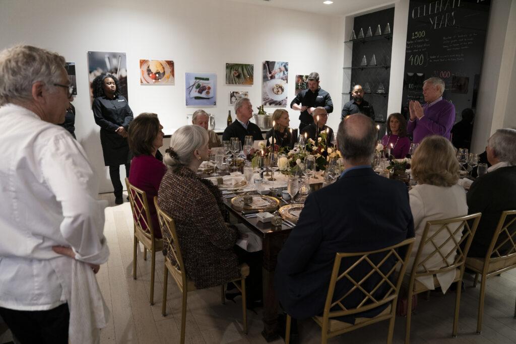 Guests Dining at Progressive Dinner