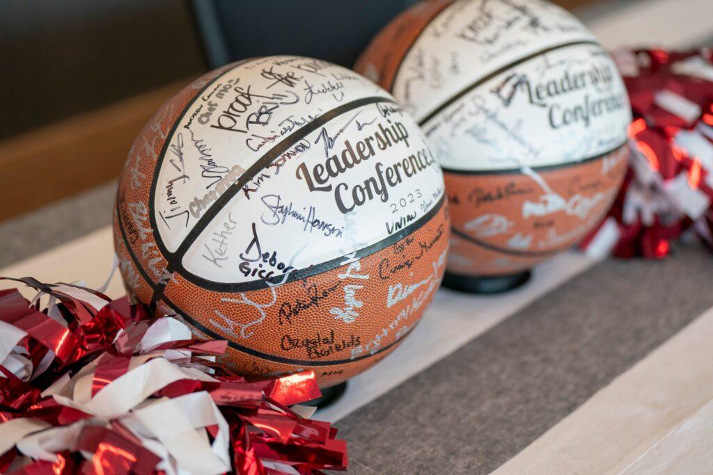 signed leadership conference basketball