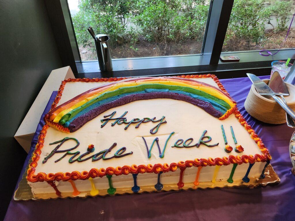 happy pride week cake