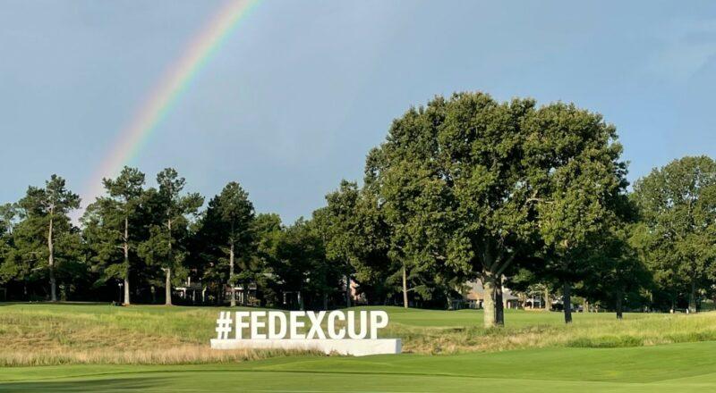 fedex cup large lawn sign
