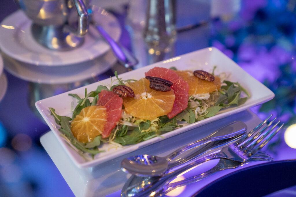 citrus salad over greens