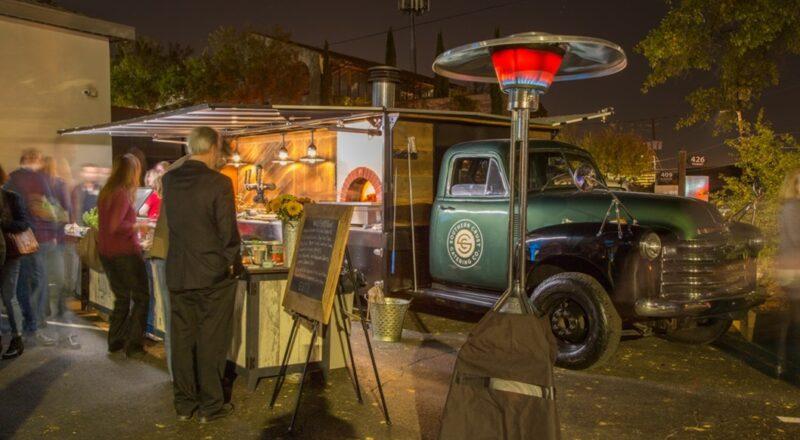 Southern Crust Pizza truck serving guests at event