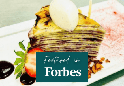 Forbes Blueberry Bliss Birthday Crepe Cake