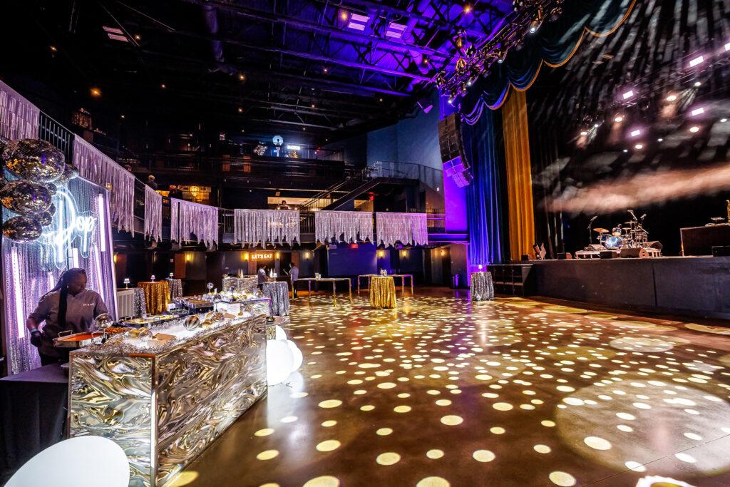 uplit dance floor for atlanta event