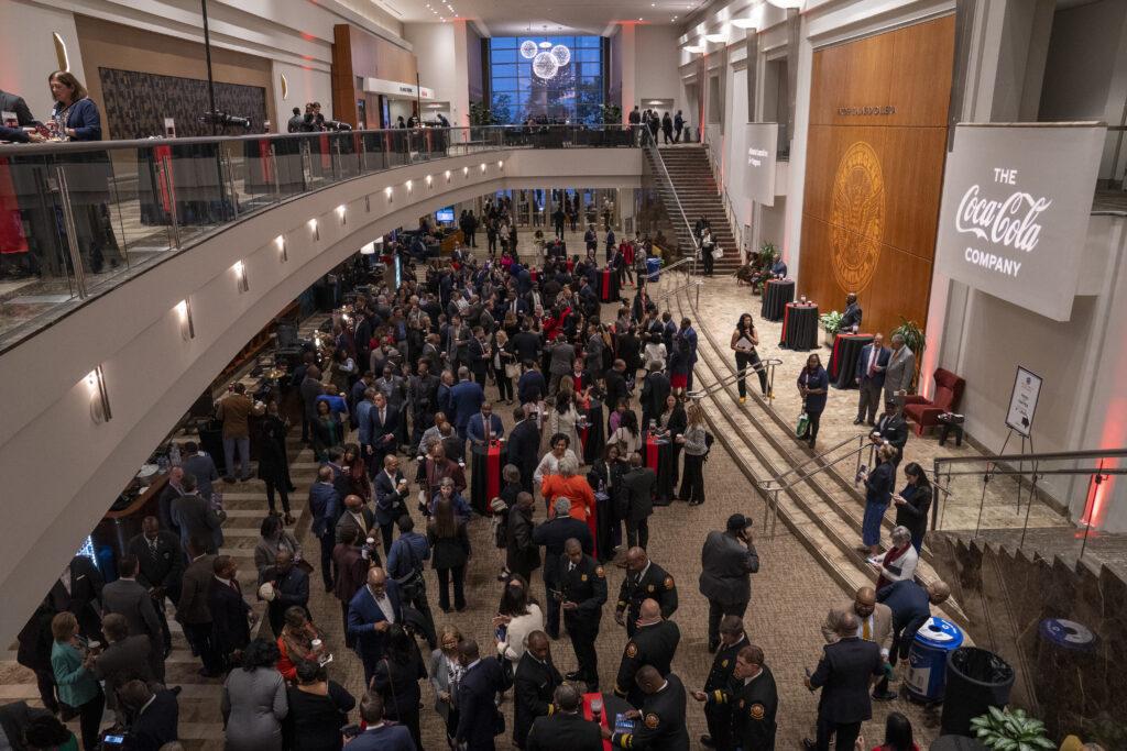 Guests at Woodruff Center